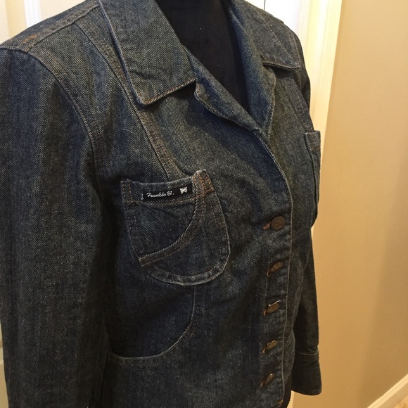 Frankie B denim jacket size L - Picture 1 of 5